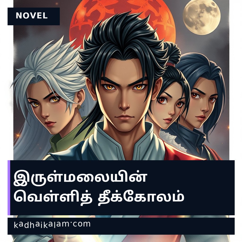 இருள்மலையின் வெள்ளித் தீக்கோலம் original novel key art