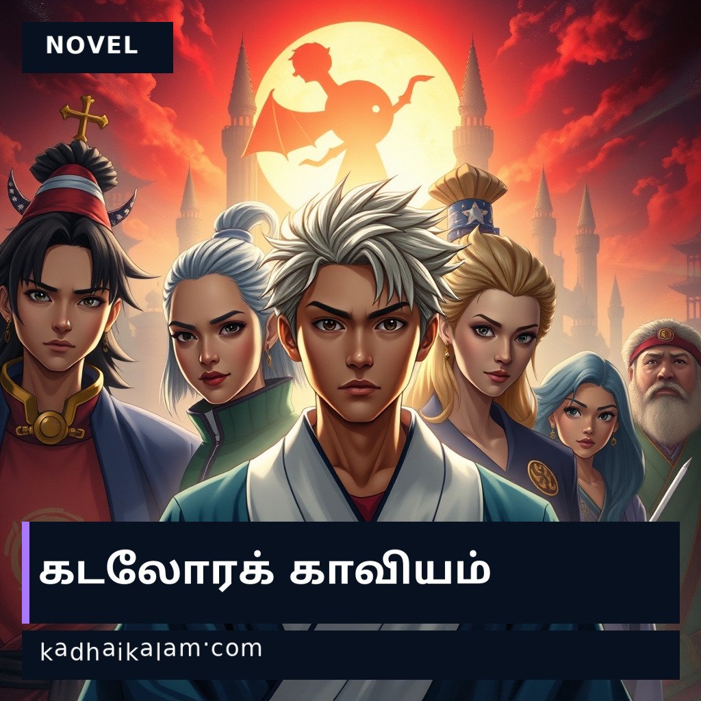 கடலோரக் காவியம் original novel key art