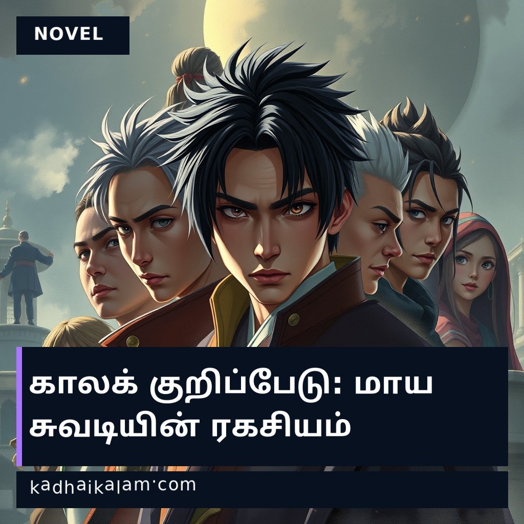 காலக் குறிப்பேடு: மாய சுவடியின் ரகசியம் original novel key art